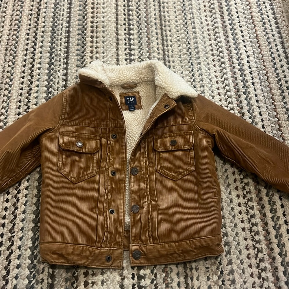 Toddler corduroy Sherpa jacket